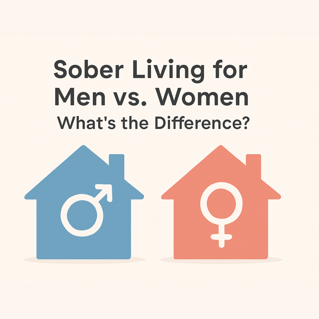 rehab, sober living, choosing sober living, gender-specific sober living, recovery housing differences, sober living for men, sober living for women
