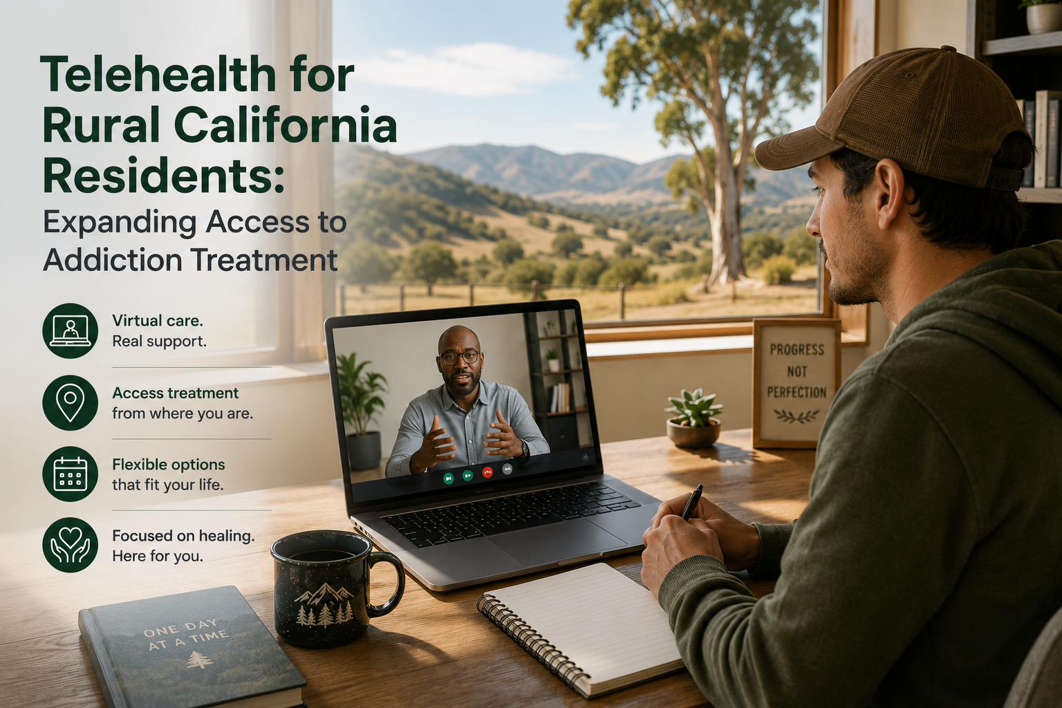 Telehealth Addiction Treatment Expanding Access for Rural California Residents